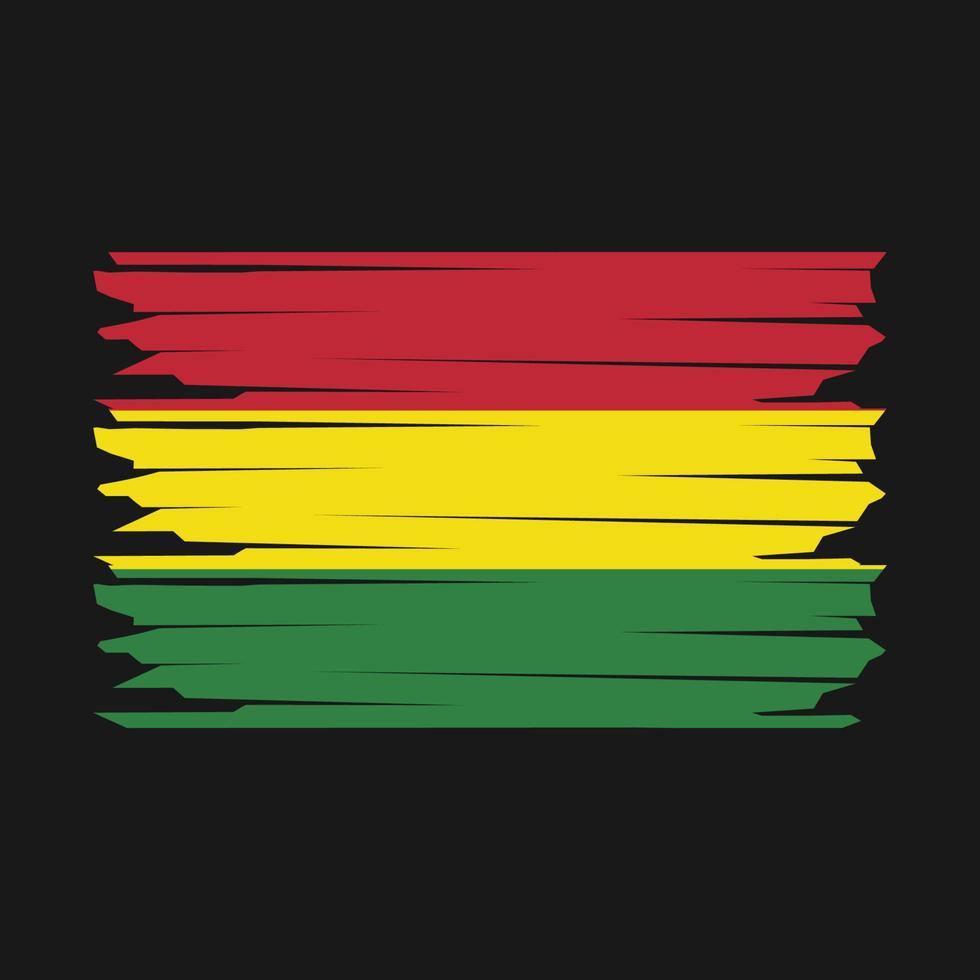 Bolivien Flagge Illustration vektor