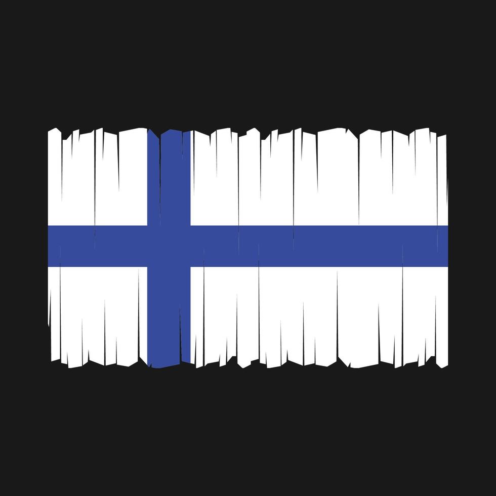 Finland flagga vektor