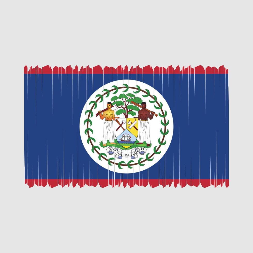 belize flagge vektor