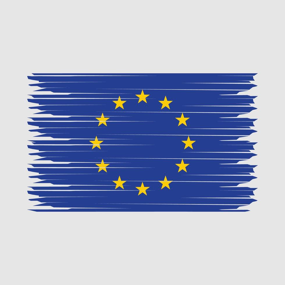 europeisk flagga illustration vektor