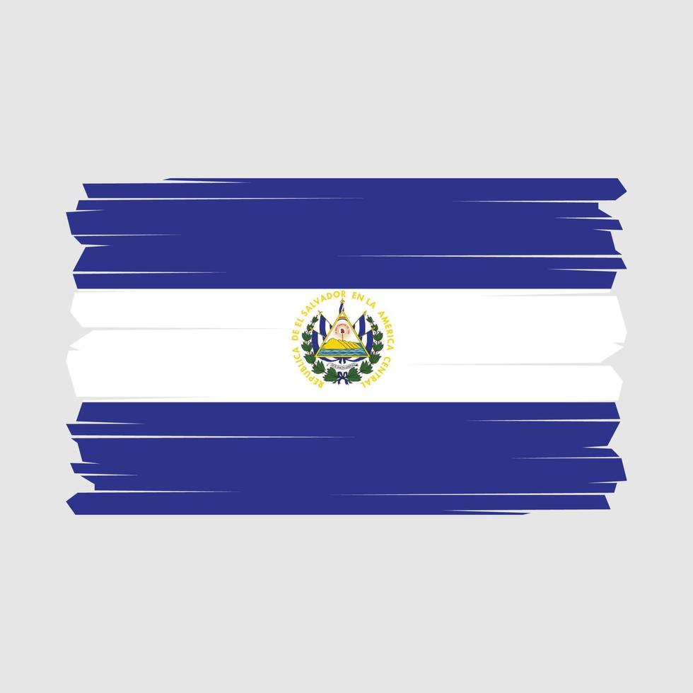 el salvador flagga vektor illustration