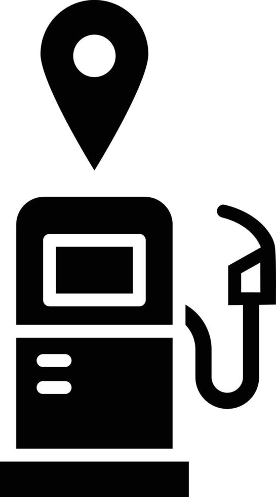 bensinstation vektor ikon design illustration