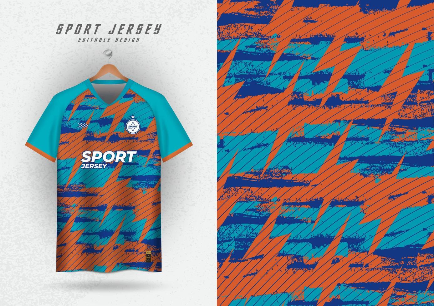 Hintergrund zum Sport Jersey Fußball Jersey Laufen Jersey Rennen Jersey Muster cyan vektor