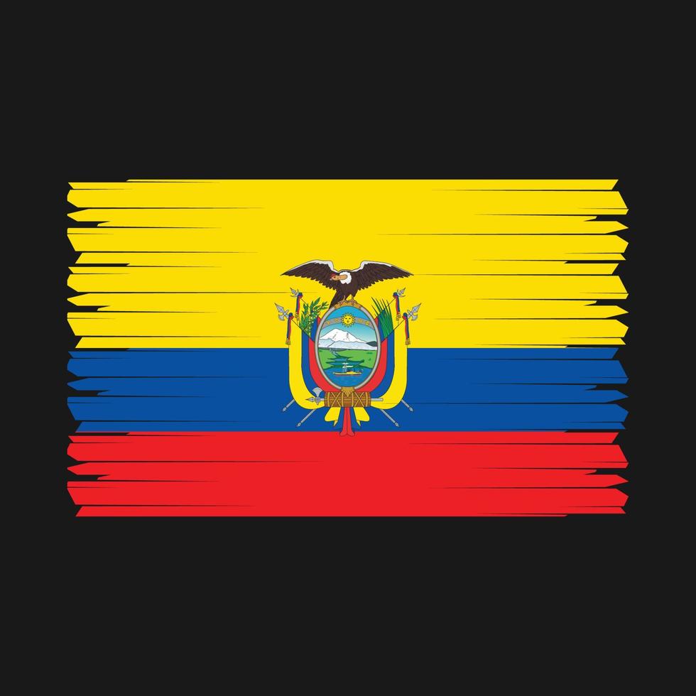 ecuador flagga vektor