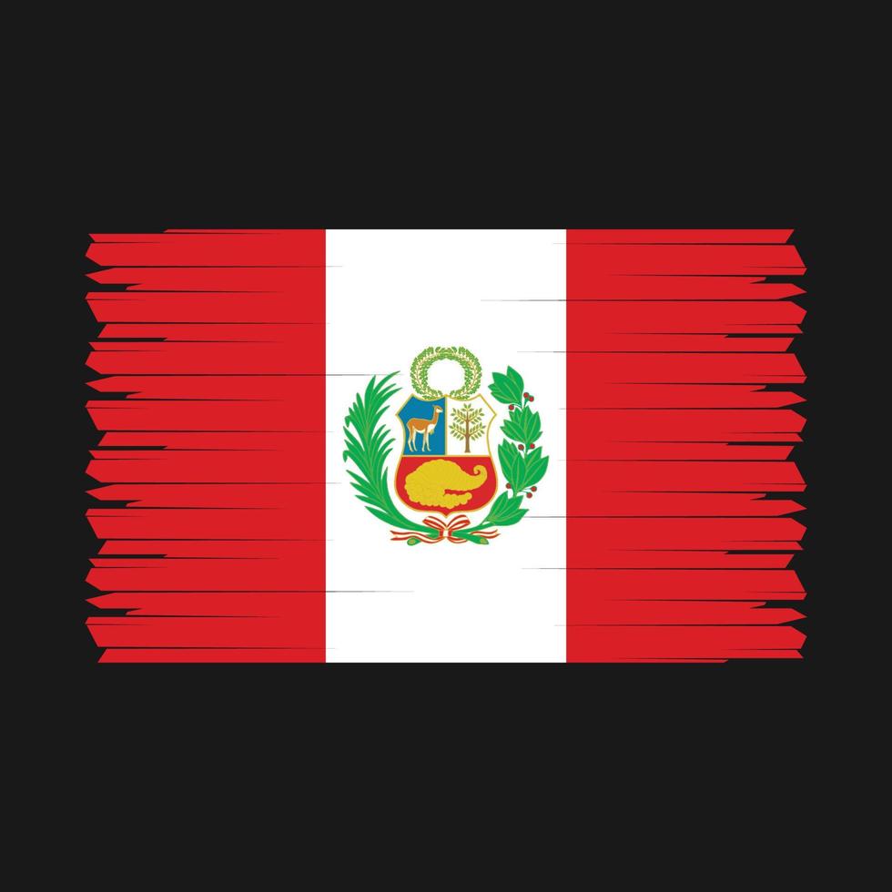 peru flagge vektor