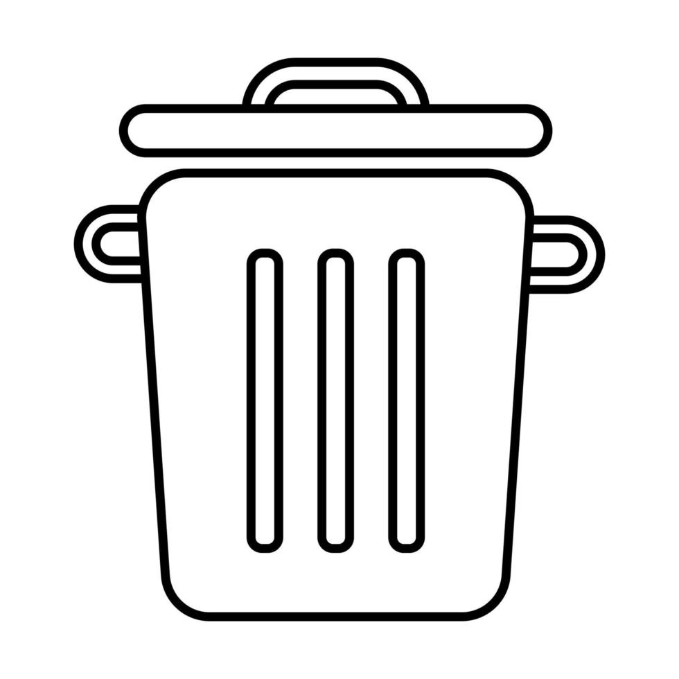 Müll können Symbol Illustration Vektor