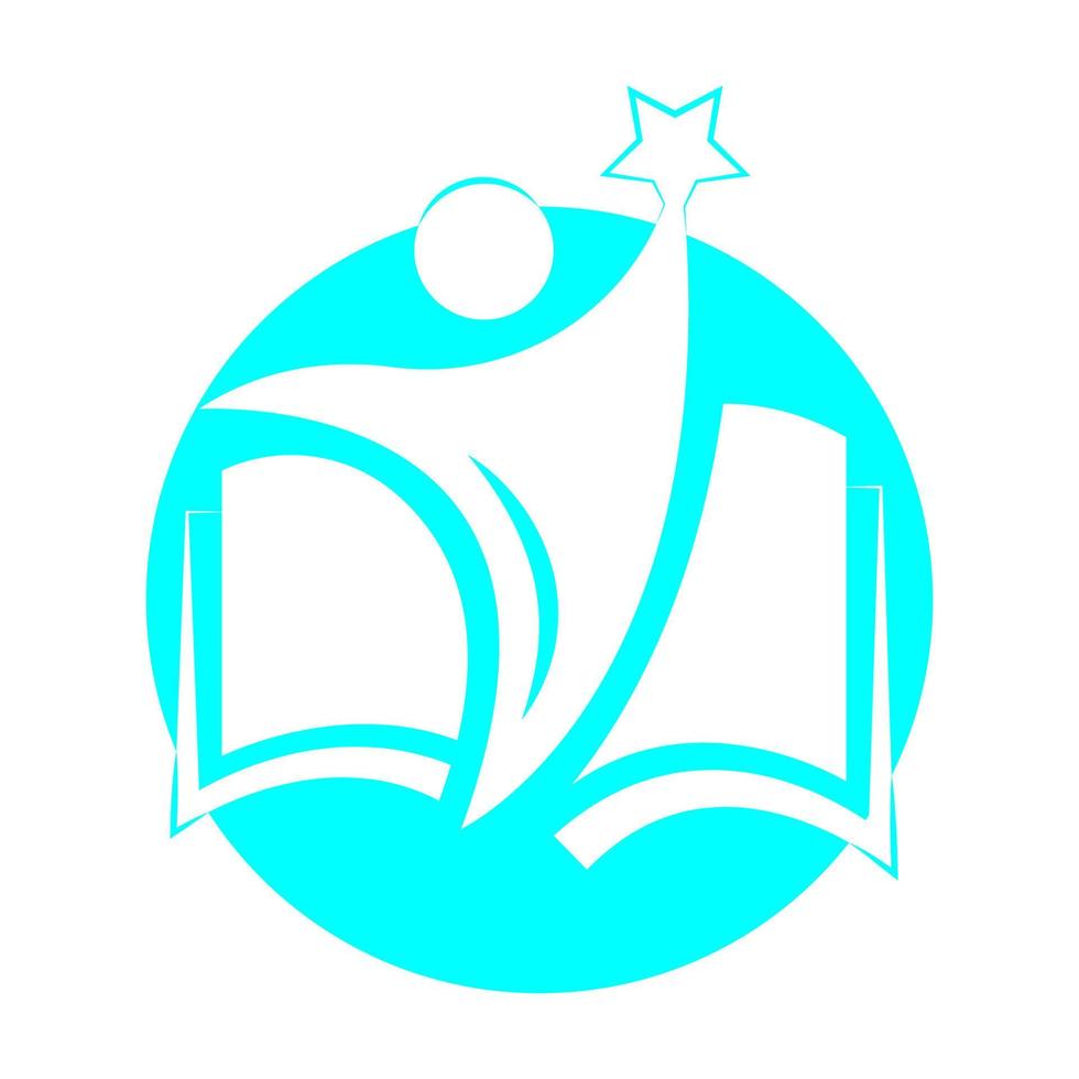 Buch Logo Illustration Vektor