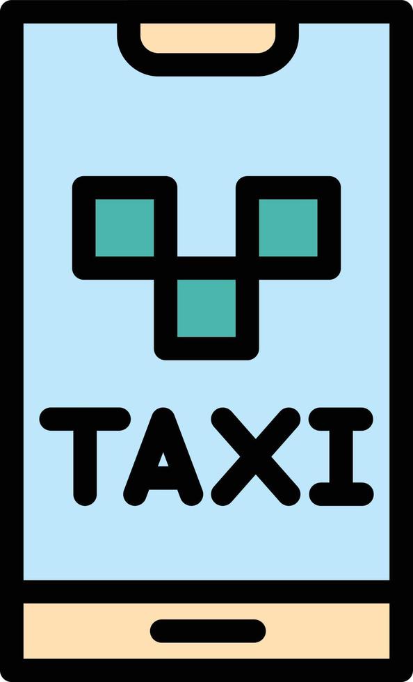 Taxi-Vektor-Icon-Design-Illustration vektor