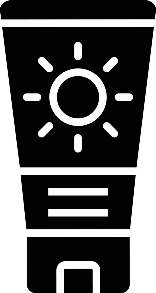 solkräm vektor ikon design illustration