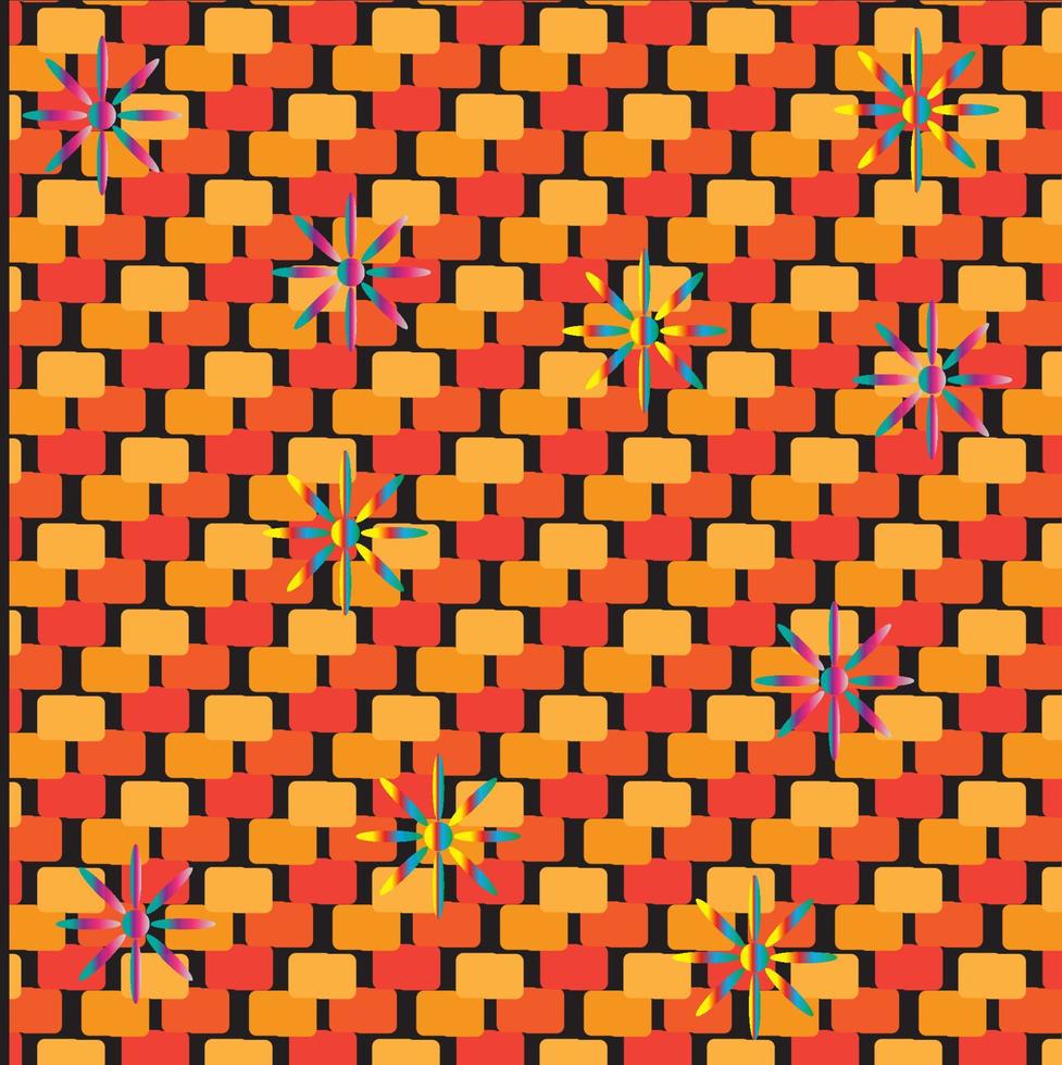nahtlos Muster Hintergrund mit Dodekaeder Dreiecke. vektor