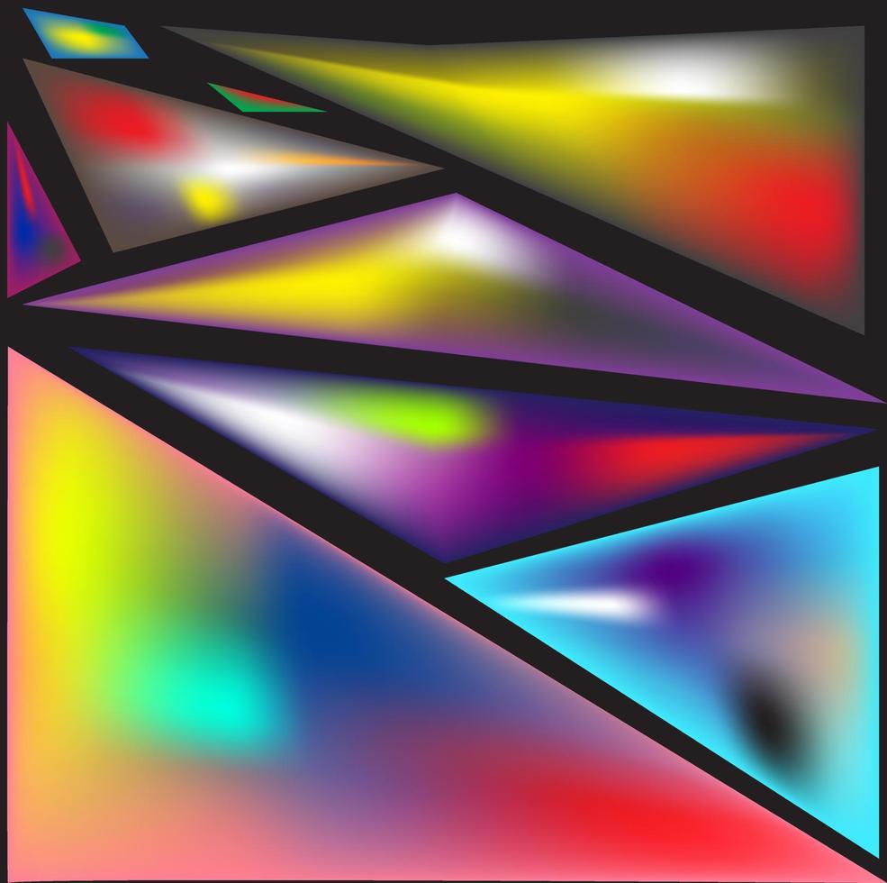 lutning bakgrund med färgrik abstrakt Färg trianglar.för design färgrik bakgrund, etc. vektor