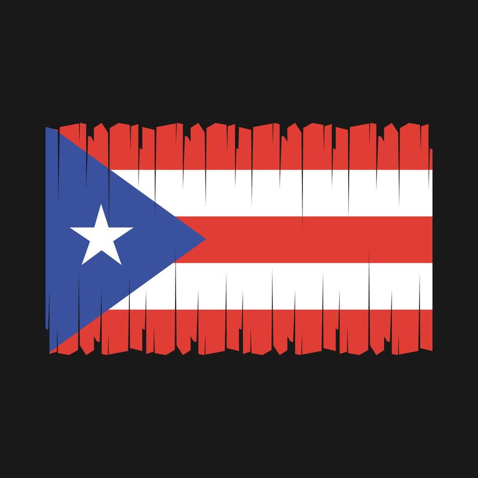 puerto rico Flagge Vektor