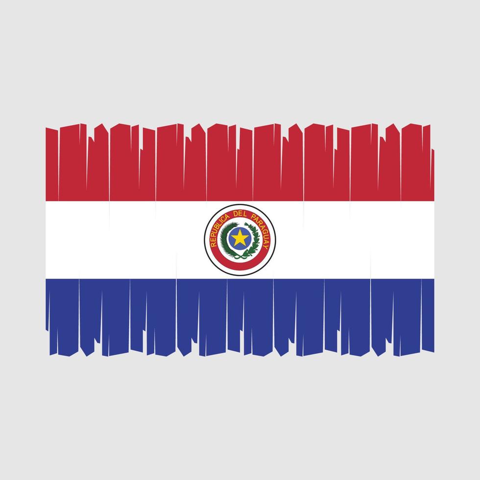 paraguay flagga vektor