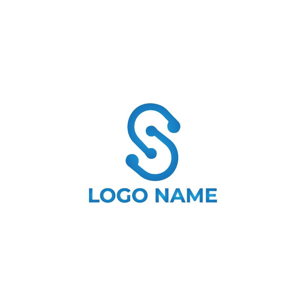 vektor s logotyp design begrepp
