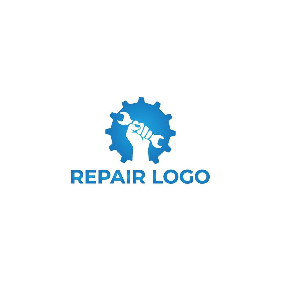 vektor redskap ikon bil reparation service logotyp design