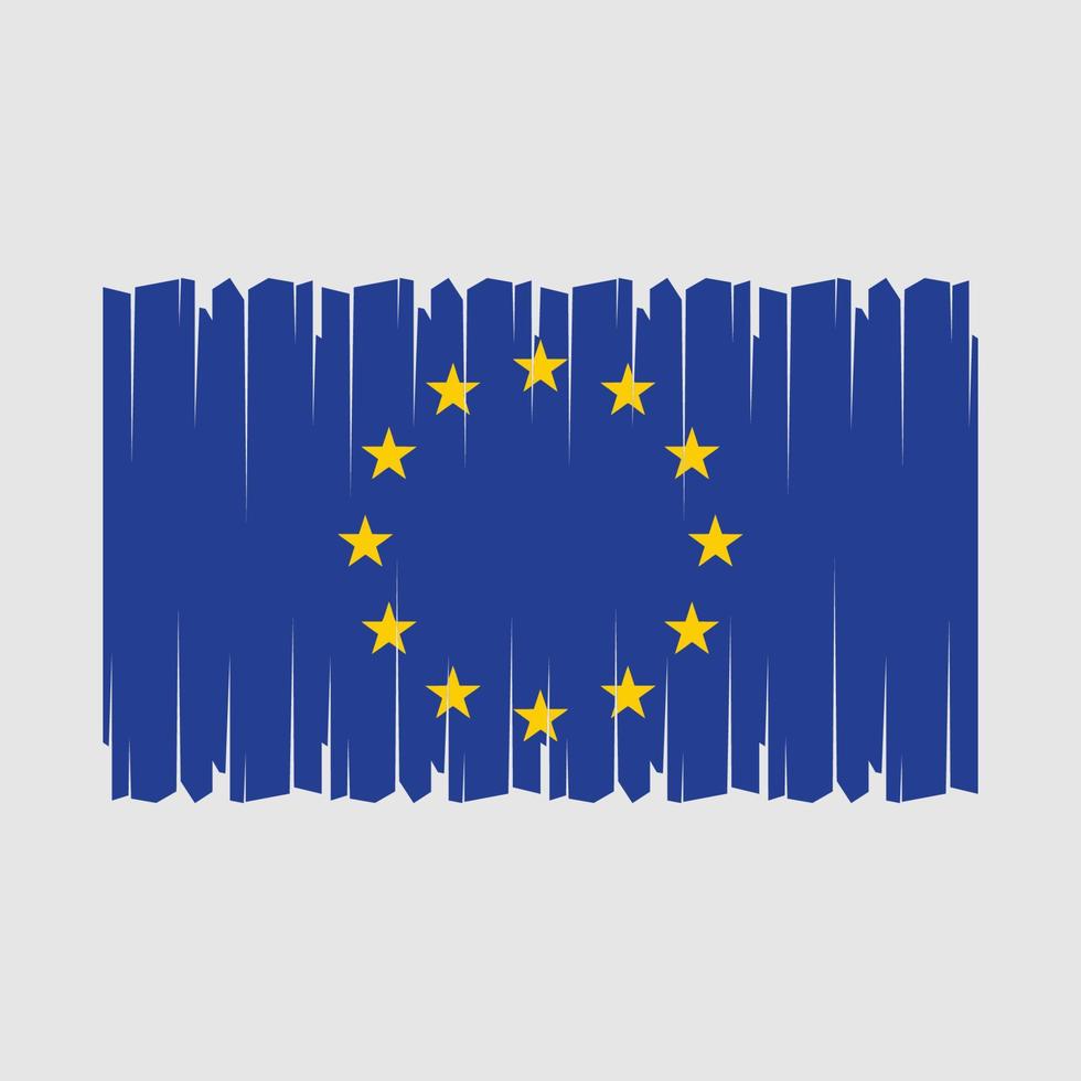 europeisk flagga vektor