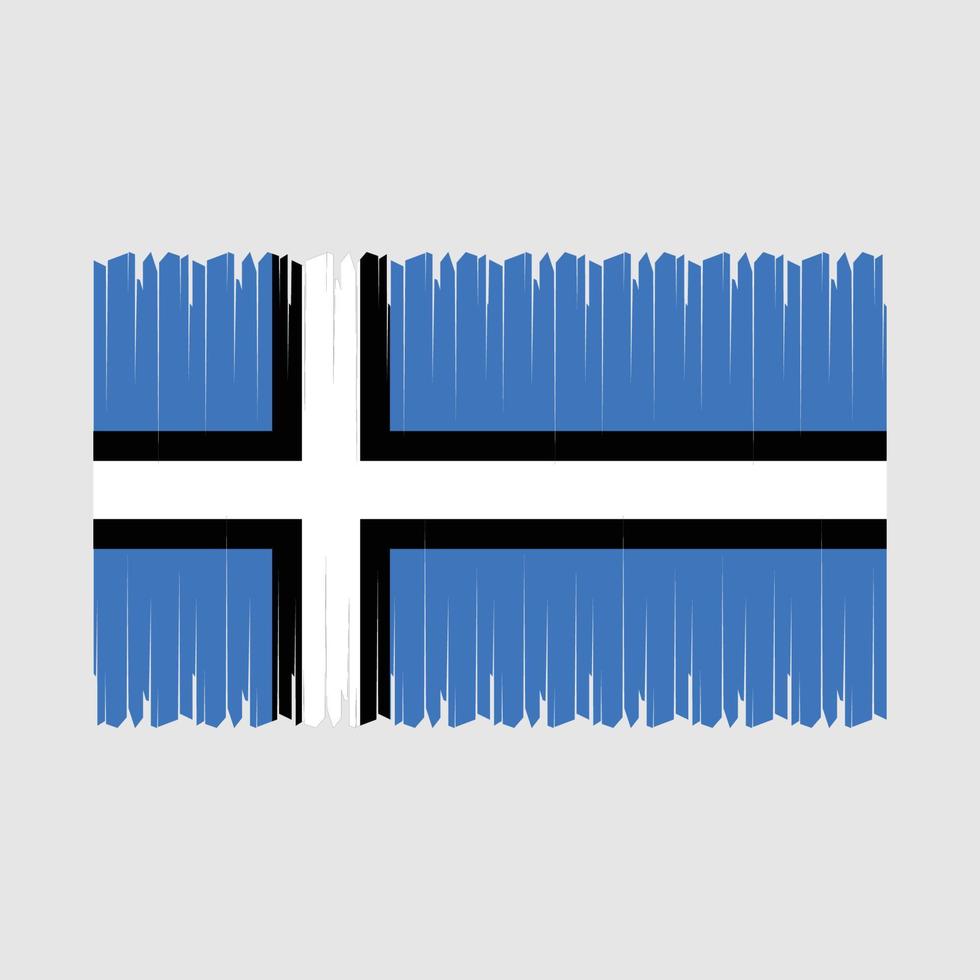 Estland Flagge Vektor Illustration