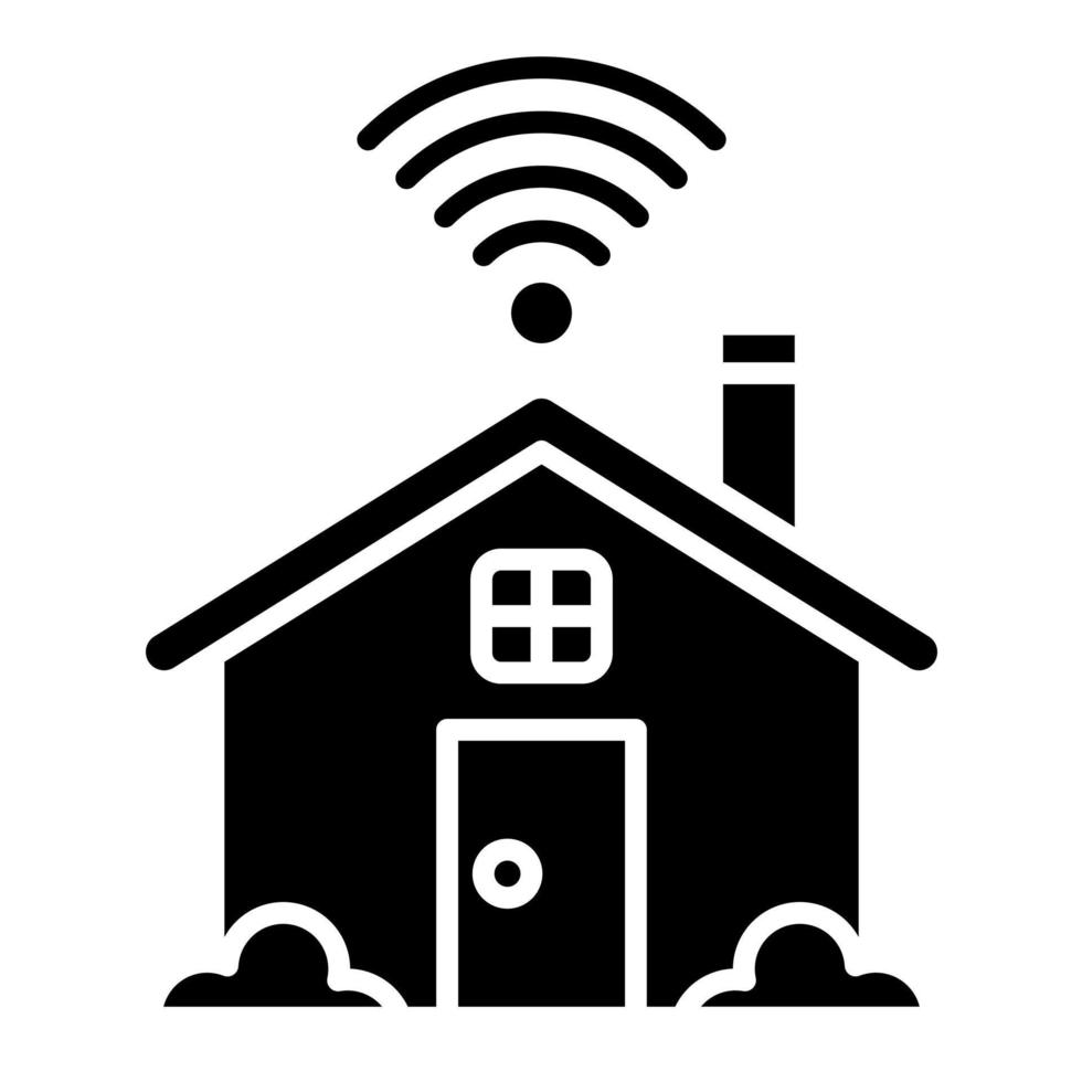 Smart-Home-Vektorsymbol vektor