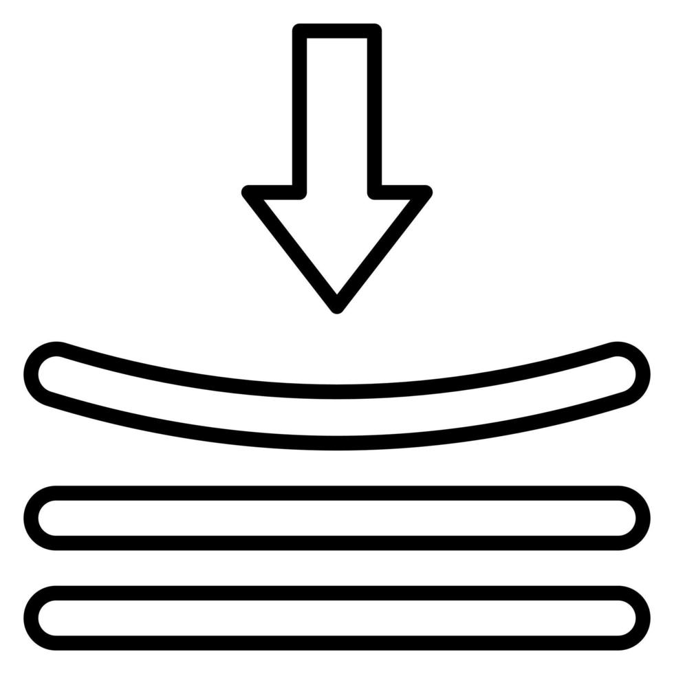 Elastizität Vektor Symbol