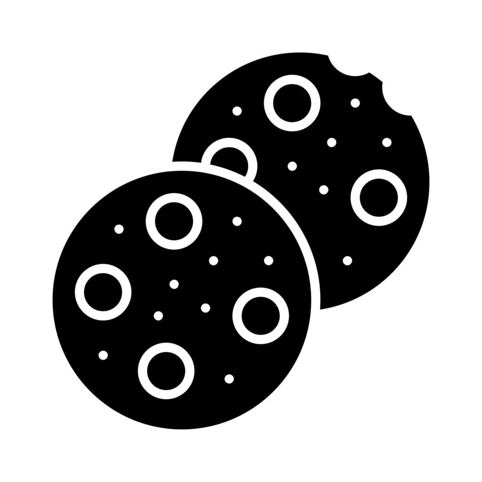 Cookie-Vektor-Symbol vektor