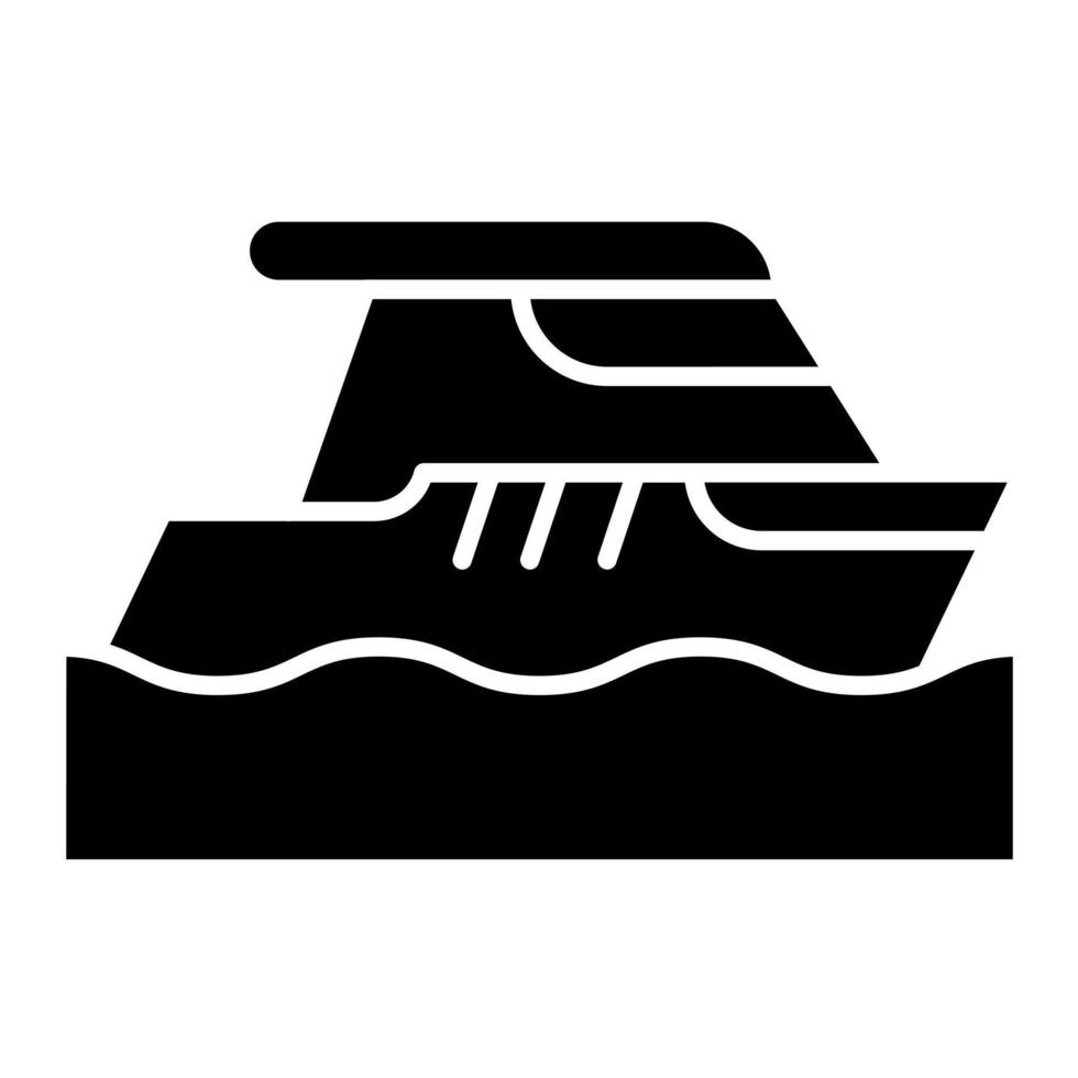 Vektorsymbol für Fähren vektor