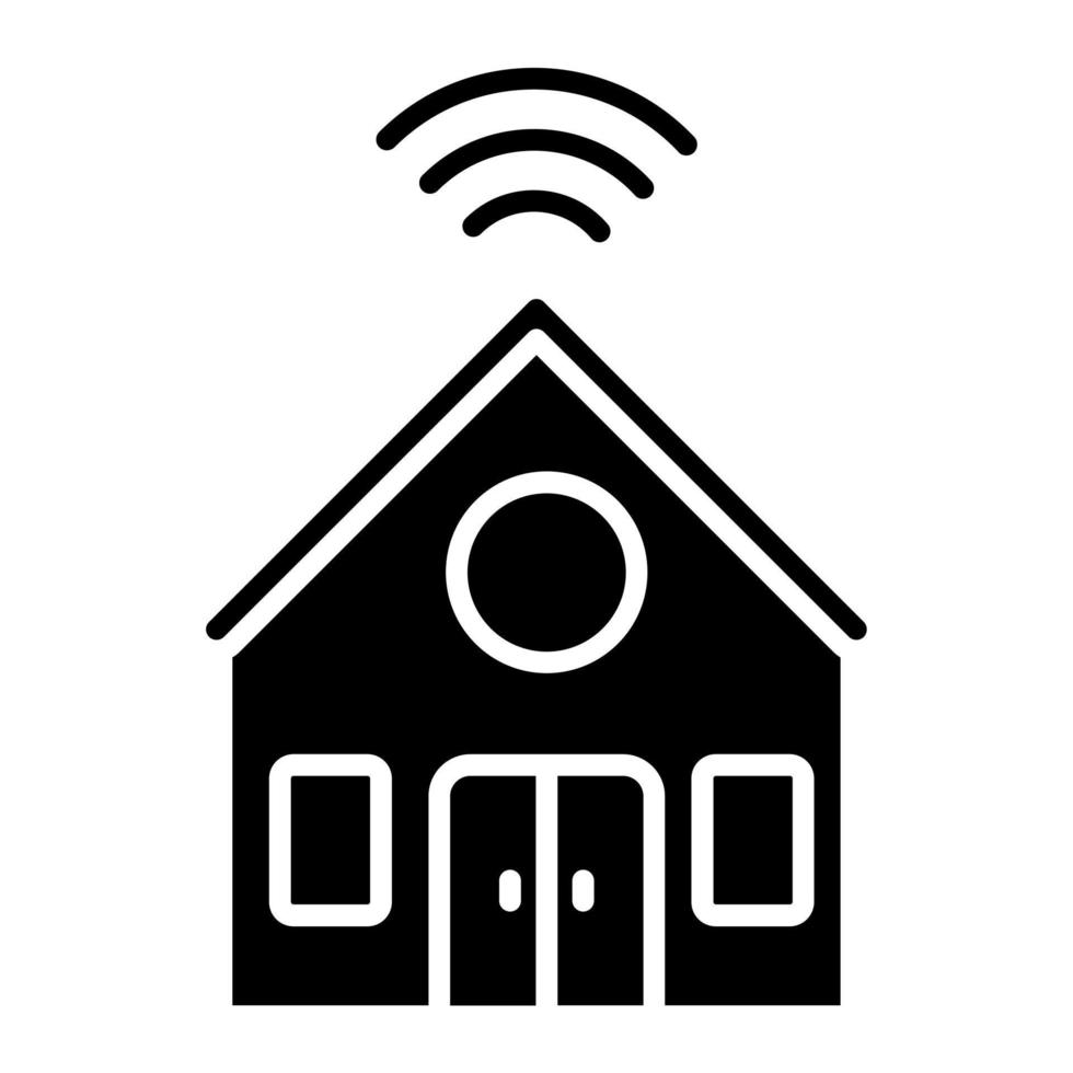 Smart-Home-Vektorsymbol vektor