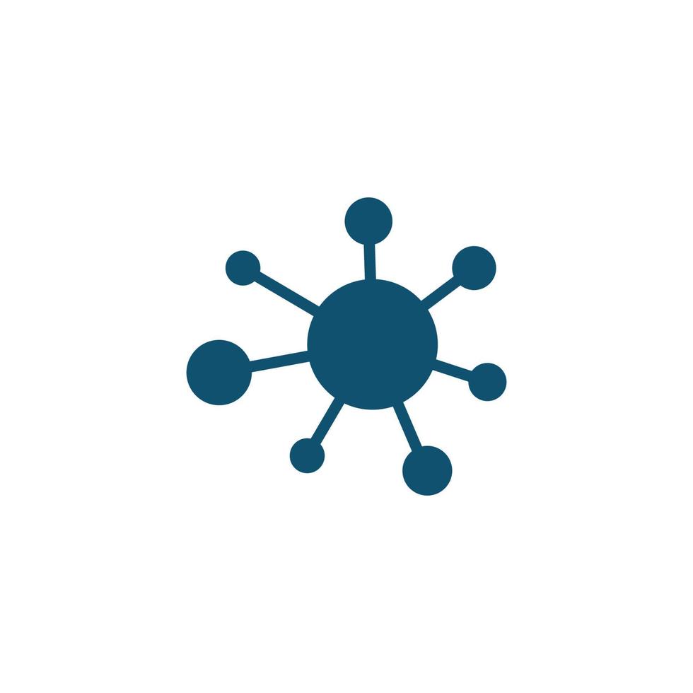 molekyl logotyp vektor ikon illustratio