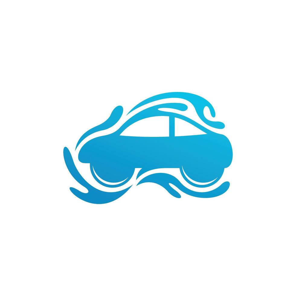 bil tvätta företag bil- kreativ logotyp vektor