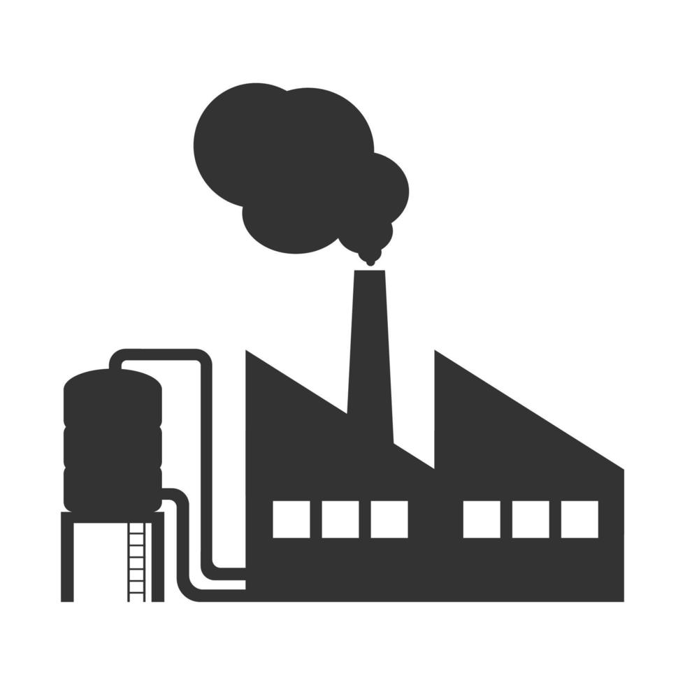 industriell fabrik vektor ikon