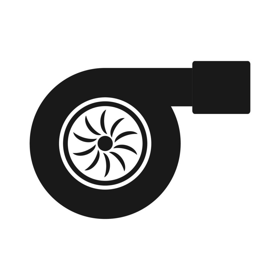 Motor-Turbo-Symbol vektor