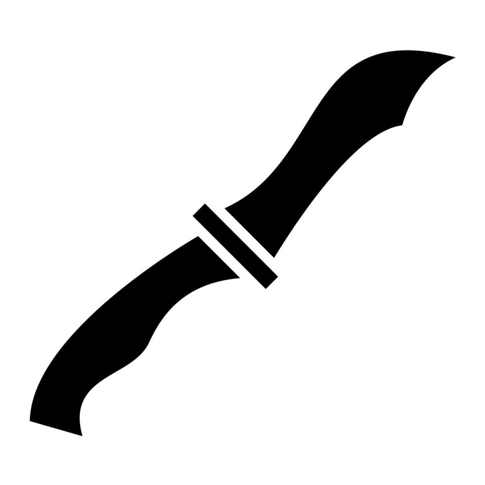 vild kniv vektor ikon