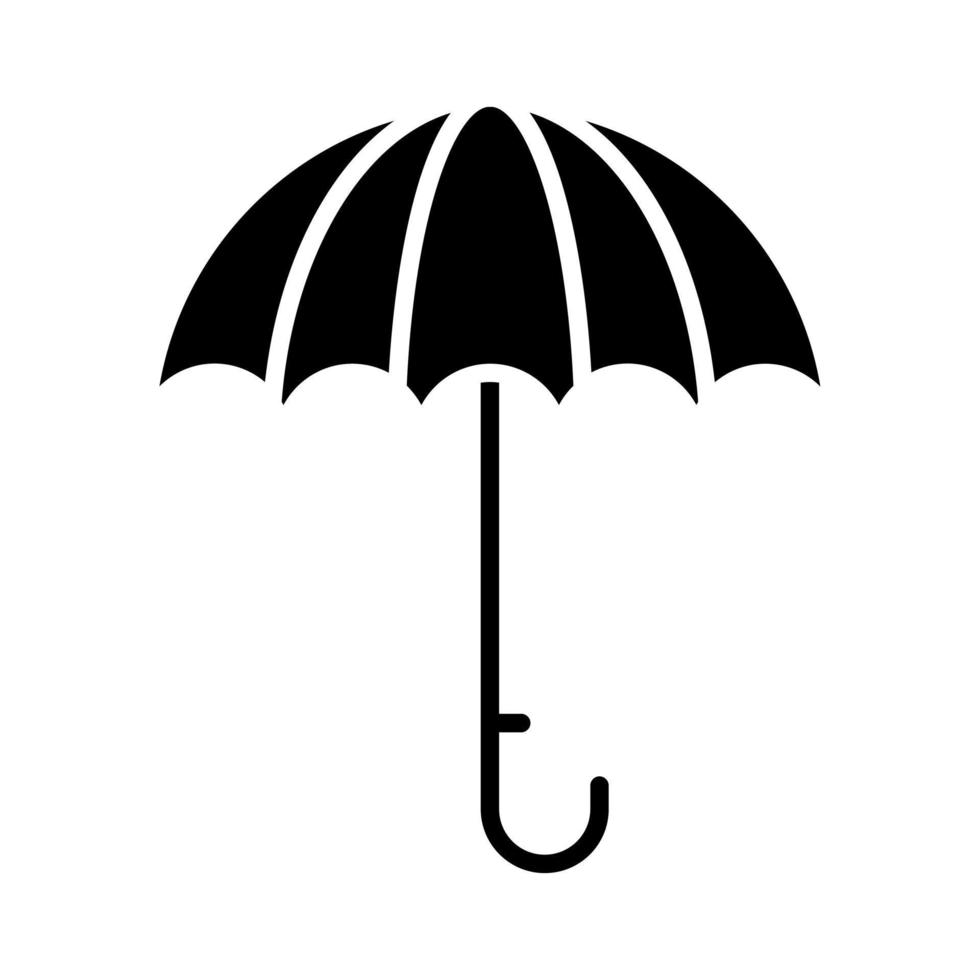 Regenschirm-Vektor-Symbol vektor