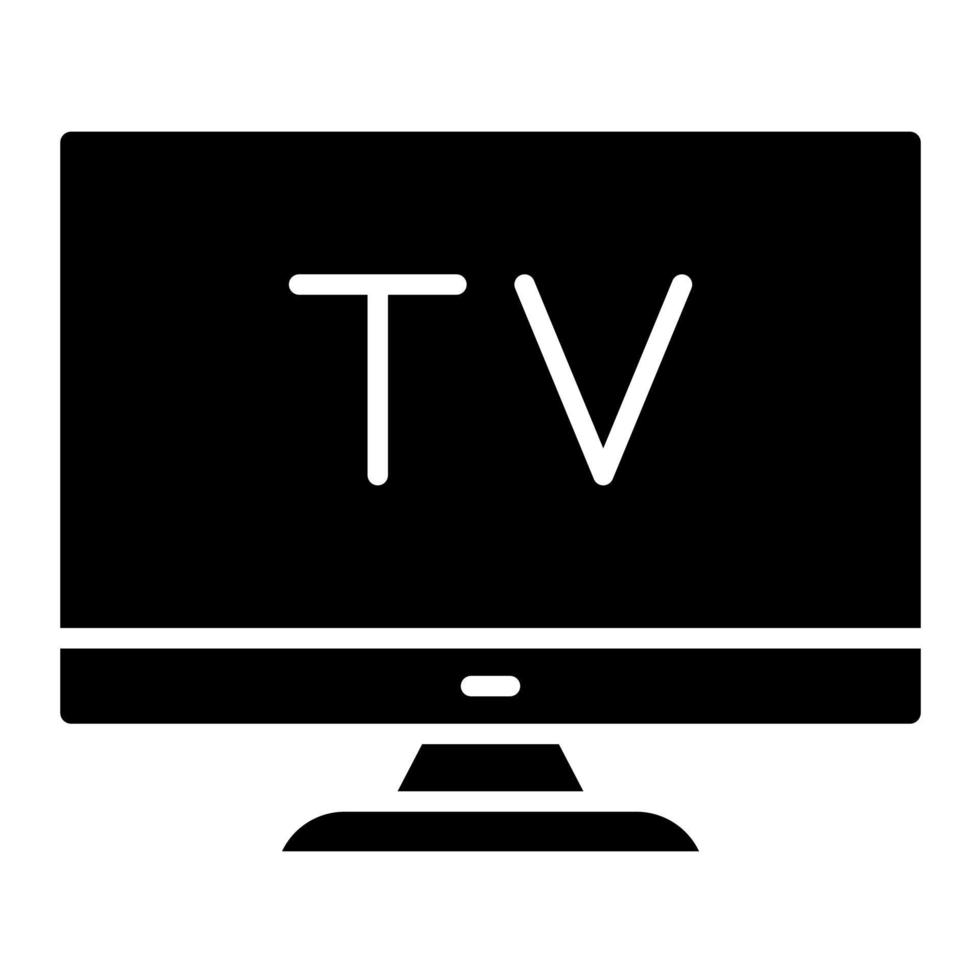 TV-Vektor-Symbol vektor