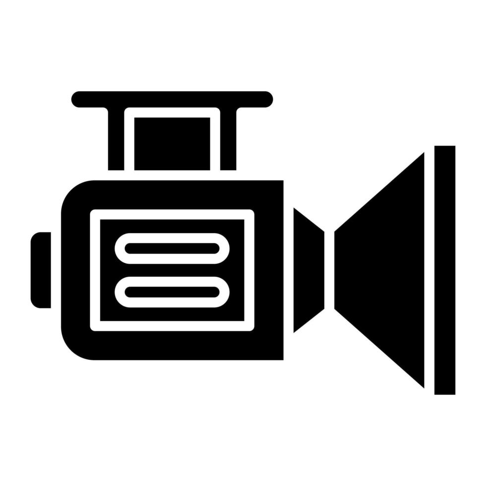 Videokamera-Vektorsymbol vektor