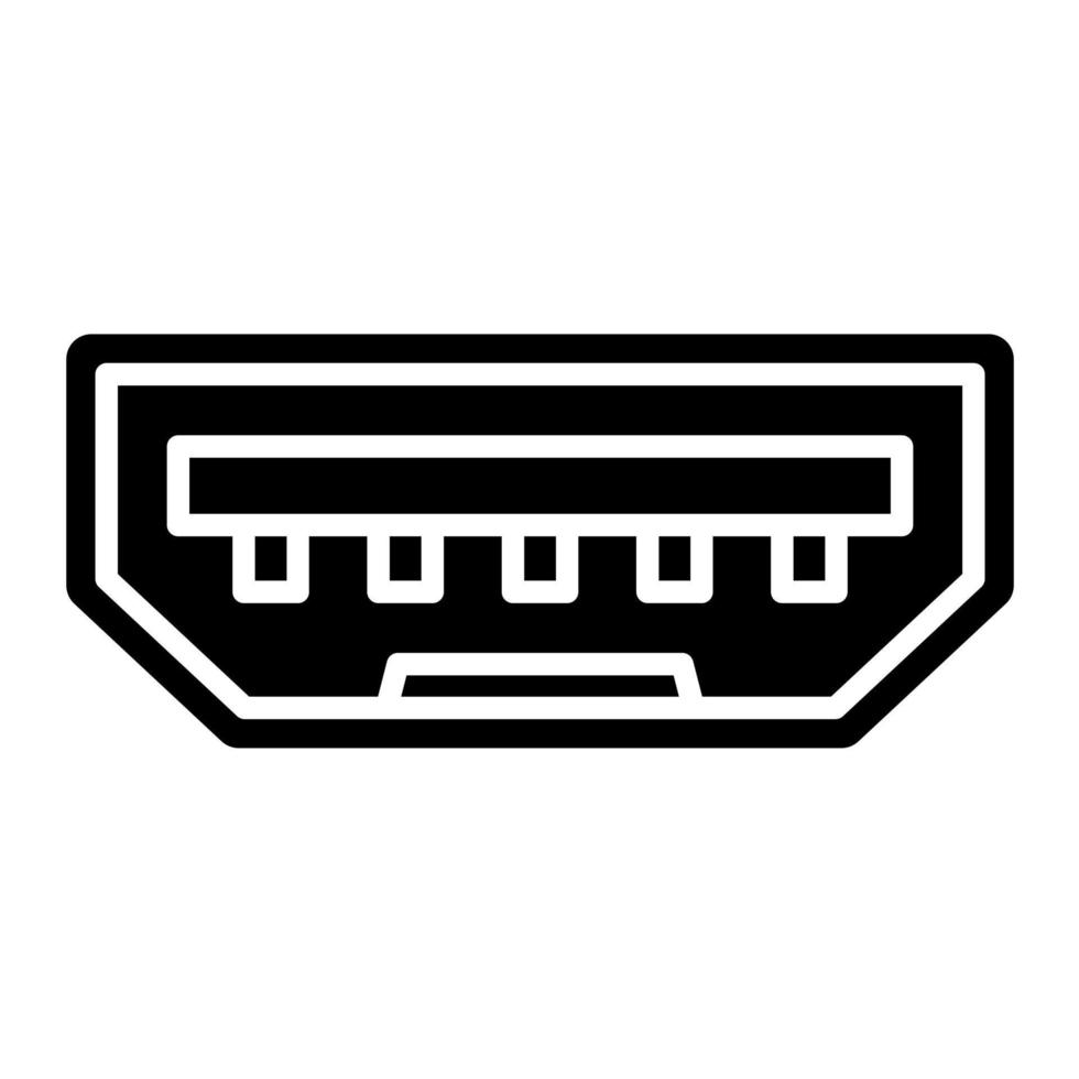 USB Hafen Vektor Symbol