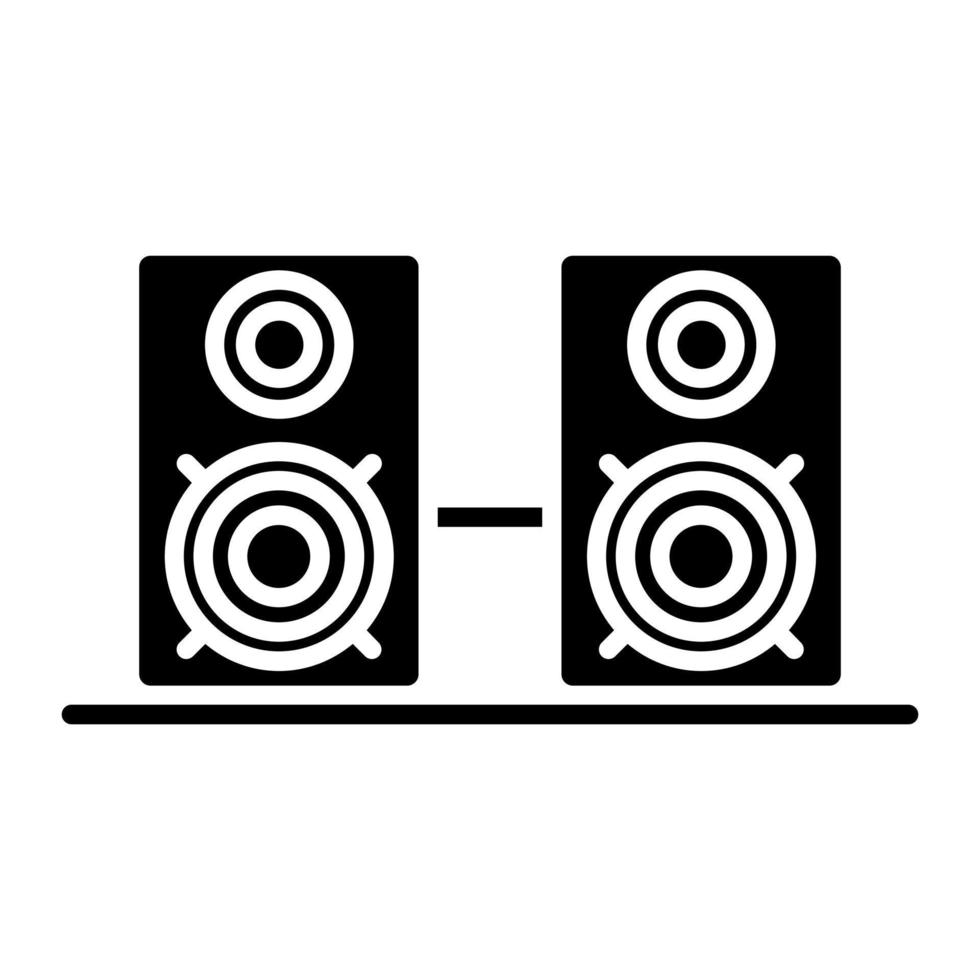 audio systemet vektor ikon