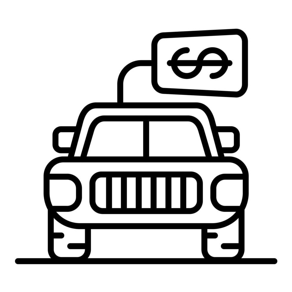 Kaufen ein Auto Vektor Symbol