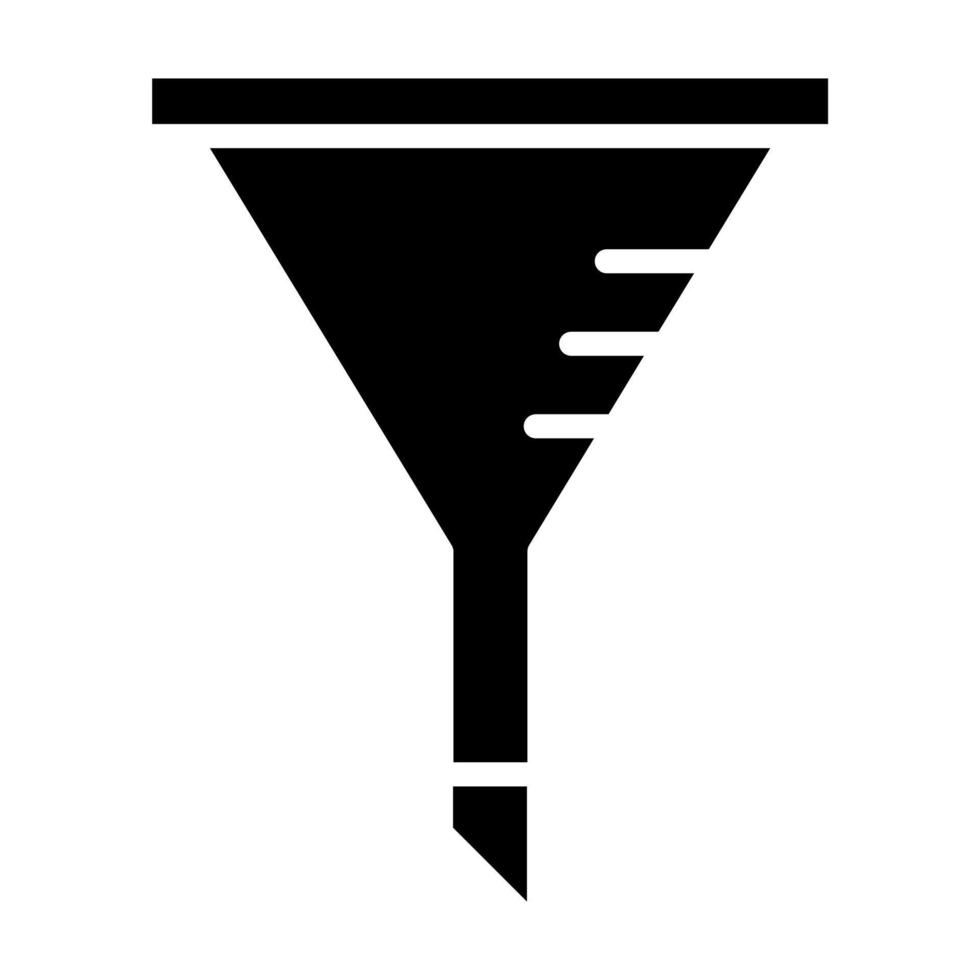 Symbol für Trichtervektor vektor