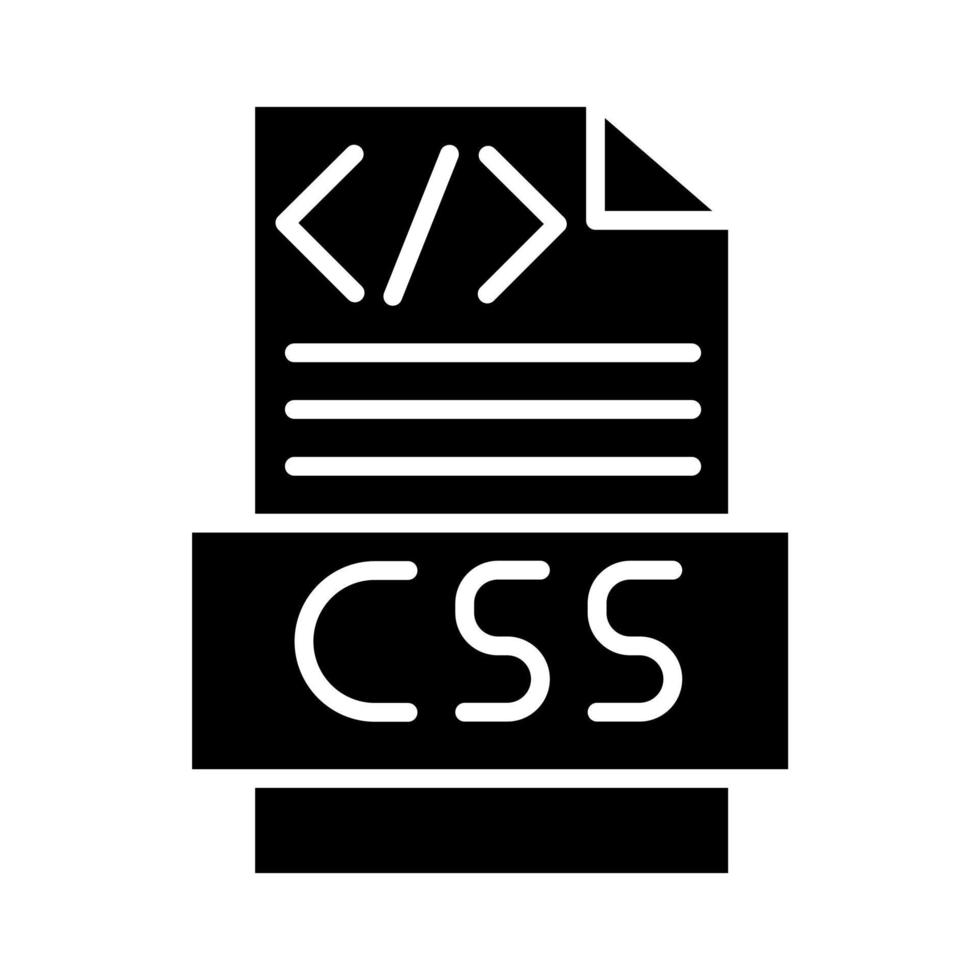 CSS Code Vektor Symbol