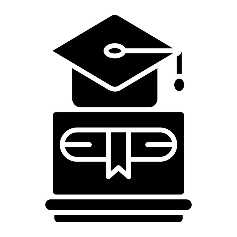 Computer Wissenschaft Grad Vektor Symbol