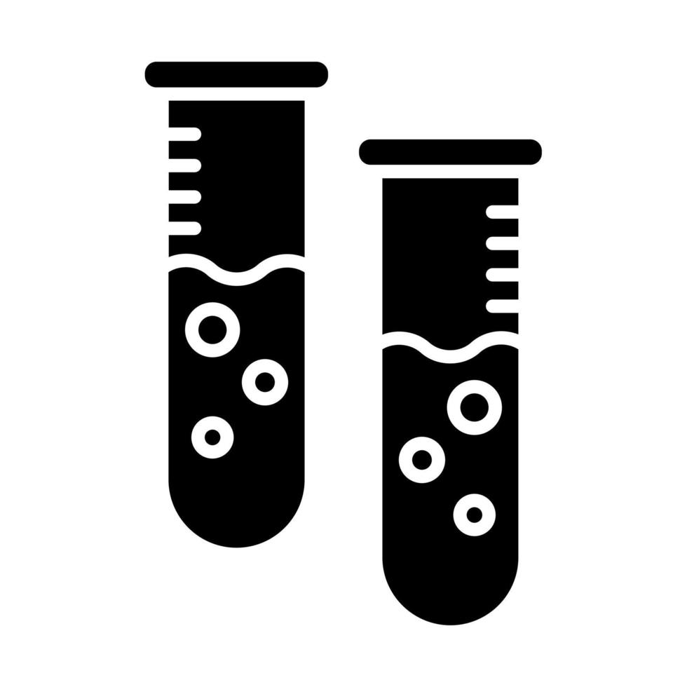 Vektorsymbol für Reagenzgläser vektor