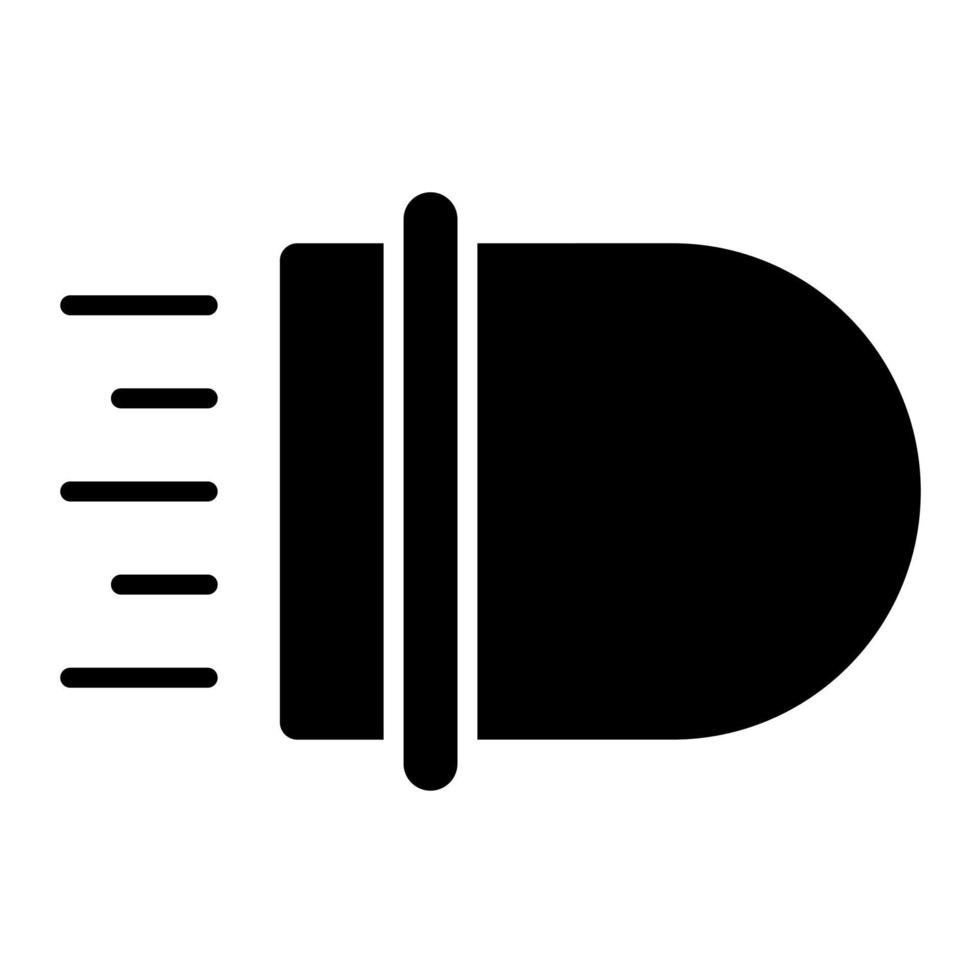 Indikator Lampe Vektor Symbol