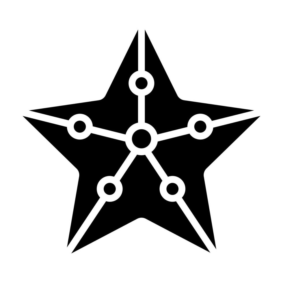 sjöstjärna vektor ikon