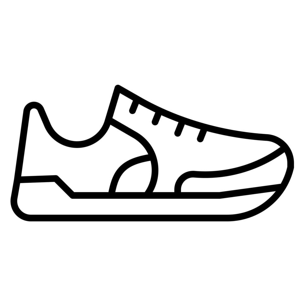 Fitnessstudio Schuhe Vektor Symbol