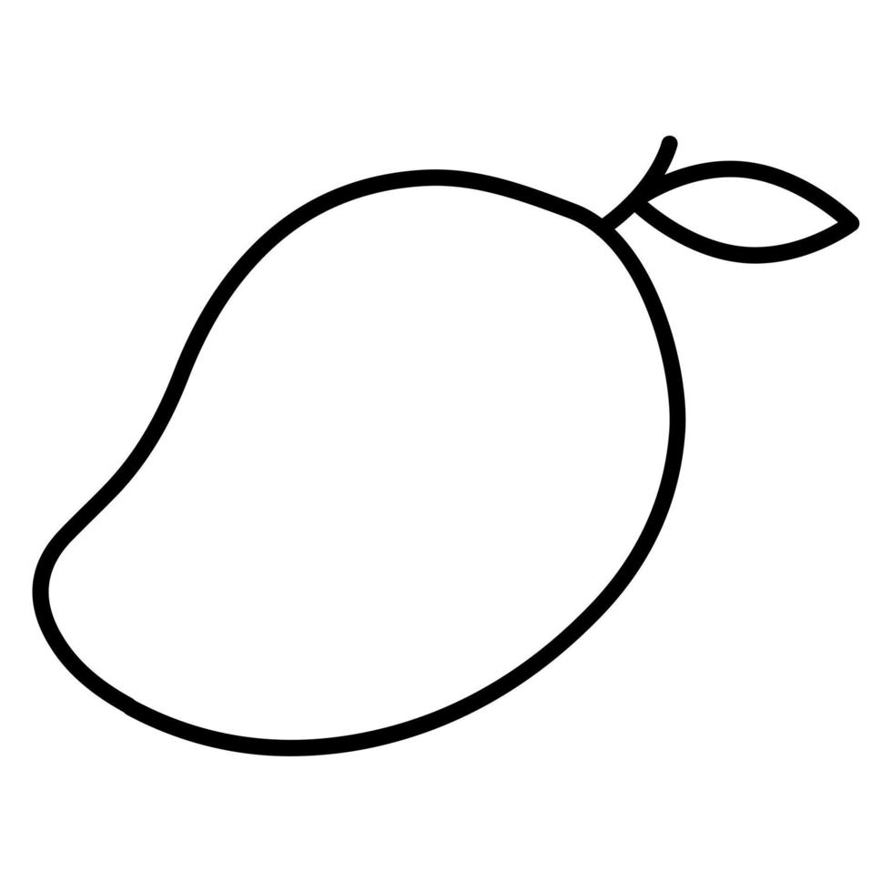 Mango-Vektor-Symbol vektor