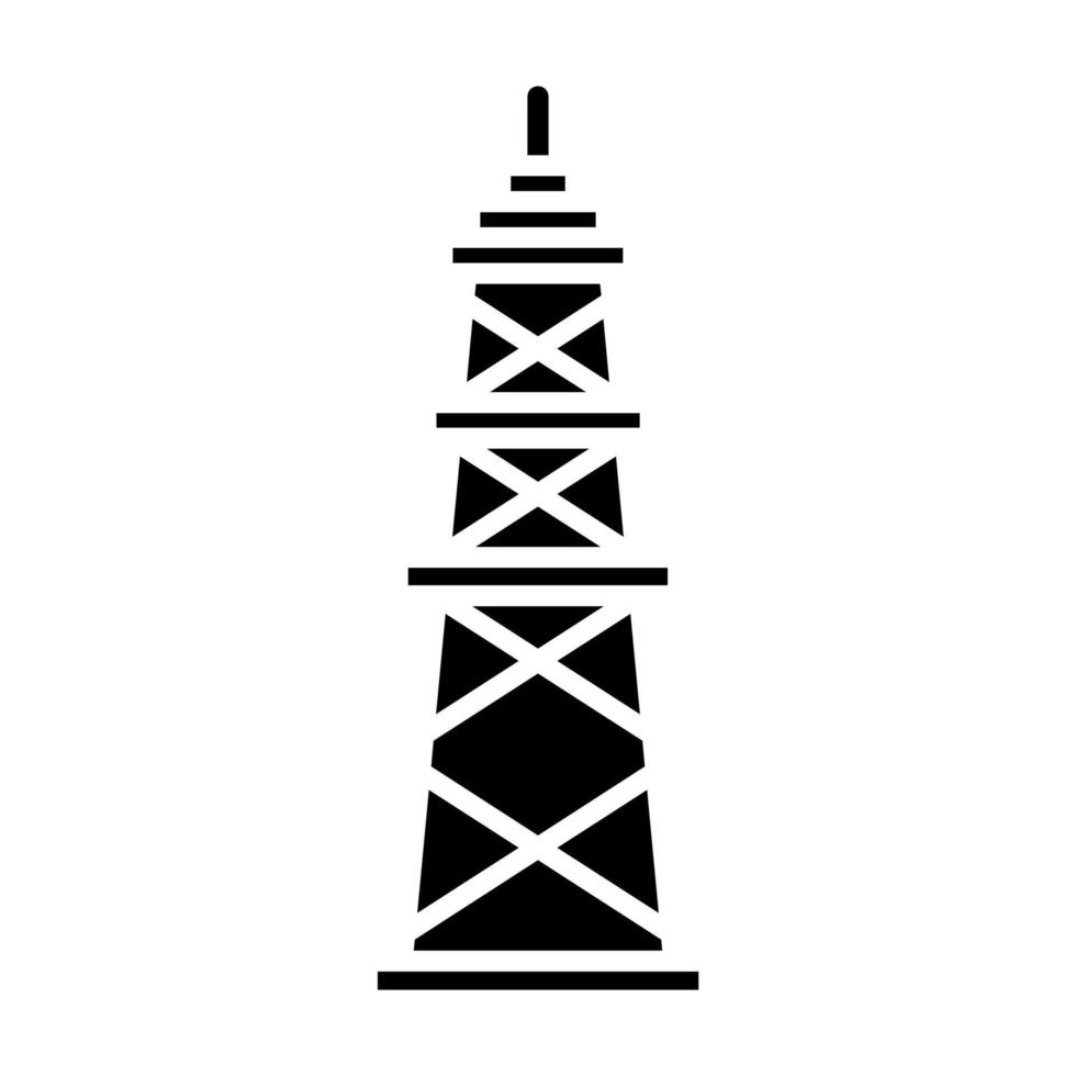 Öl Turm Vektor Symbol