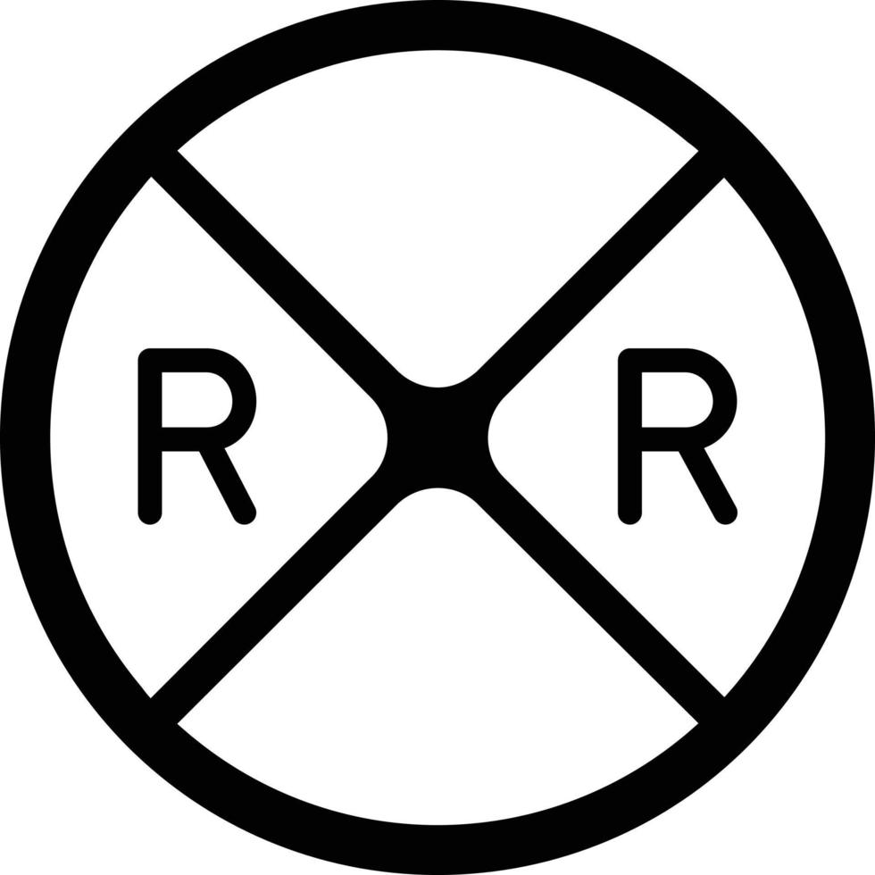Eisenbahn-Vektor-Icon-Design-Illustration vektor