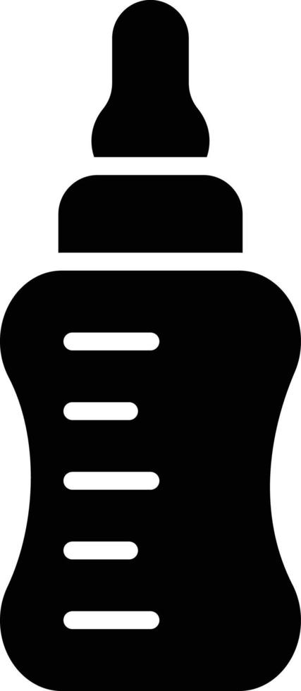 Babyflasche-Vektor-Icon-Design-Illustration vektor