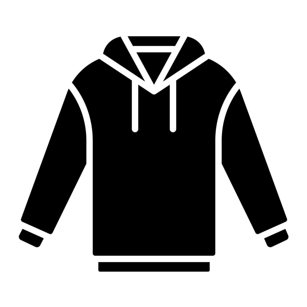 Hoodie-Vektor-Symbol vektor