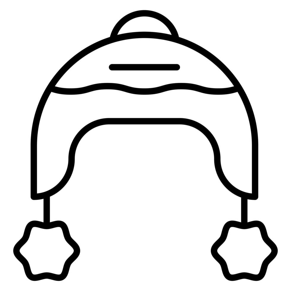 Ohrenklappen Vektor Symbol